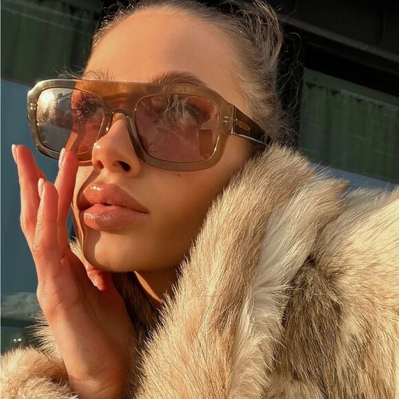 NEW VEHLA KAIA - CARAMEL/TOFFEE Sunglasses - Picture 1 of 12
